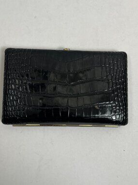 Abas Vintage Black Classic Alligator Cache